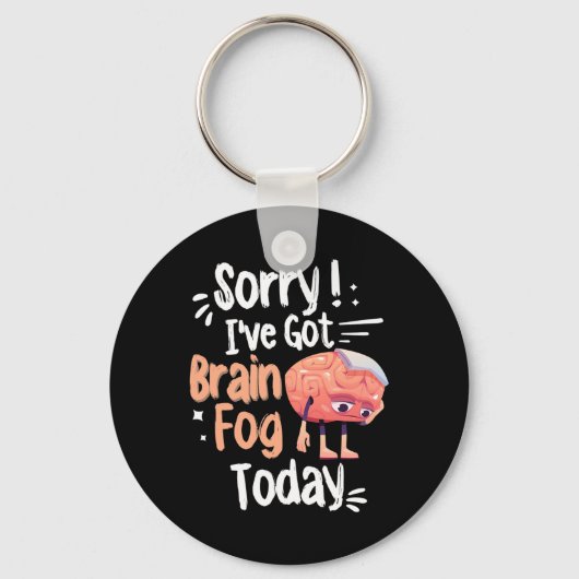 Porte-clés Sensibilisation Et Fibro Fog Fibromyalgie Brain Fo (Recto)