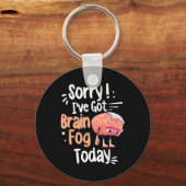 Porte-clés Sensibilisation Et Fibro Fog Fibromyalgie Brain Fo (Recto)
