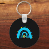 Porte-clés Sensibilisation Rainbow Support Puzzle Love Sign L (Recto)