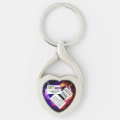 Porte-clés Sensibilisation sur l'autisme (Devant)