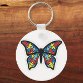 PORTE-CLÉS SENSIBILISATION SUR L'AUTISME (Recto)