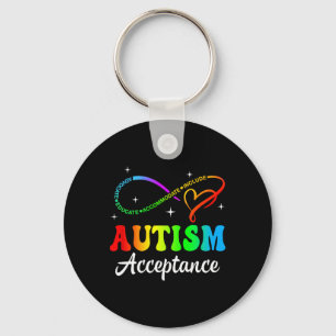 Porte-clés Sensibilisation sur l'autisme Acceptation Symbole