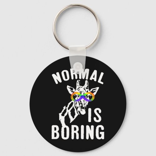 Porte-clés Sensibilisation sur l'autisme normale est ennuyeux (Verso)