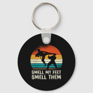 Porte-clés Sentez Mes Pieds Sentez-Les Drôle Karate Martial A