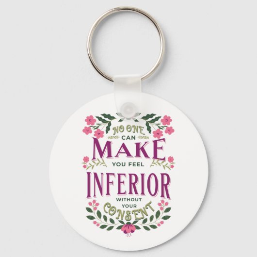 Porte-clés Sentez-vous inférieur Eleanor Roosevelt droits des (Recto)