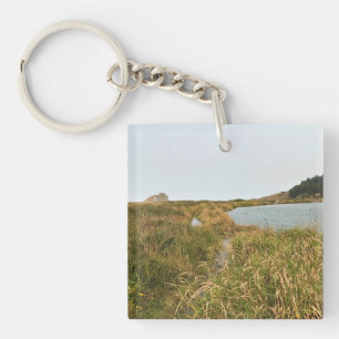 Porte-clés Sentier de la rivière à Cape Blanco, côte de l'Ore