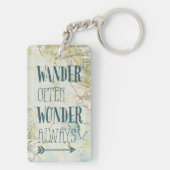 Porte-clés Sentiments de carte (Dos)