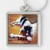 Porte-clés Sentir La Frontière D'Amour Collie (Devant)