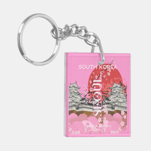 Porte-clés Séoul Corée du Sud (Devant gauche)