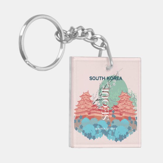 Porte-clés Séoul Corée du Sud (Devant gauche)