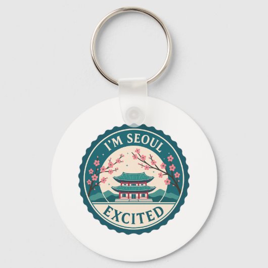 Porte-clés Séoul, la Corée excitée (Recto)
