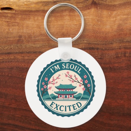 Porte-clés Séoul, la Corée excitée (Verso)