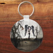 Porte-clés Sepia Goth Girl (Recto)