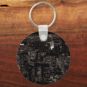 Porte-clés Sepia New York City Night Skyline (Recto)