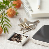 Porte-clés Sepia Wolf & Moon (Côté)