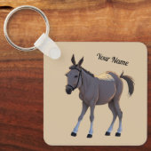 Porte-clés Seppel, petit âne à bavure (Recto)