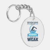 Porte-clés Sept Jours Sans Baignade Fait Un Faible (Devant gauche)