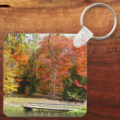 Porte-clés Sept sources Pont d'automne III Paysage d'automne (Verso)
