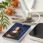 Porte-clés Séquence Leonardo da Vinci Mona Lisa Fibonacci (Devant droit)