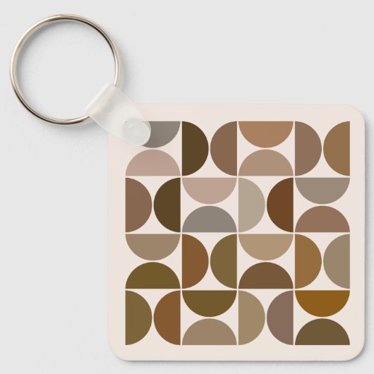 Porte-clés Séquences MCM Browns+Cream Motif (Recto)