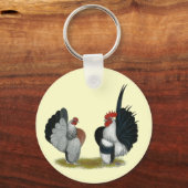 Porte-clés Serama Bantams (Recto)