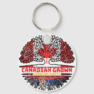 Porte-clés Serbia Serbian Canadian Canada