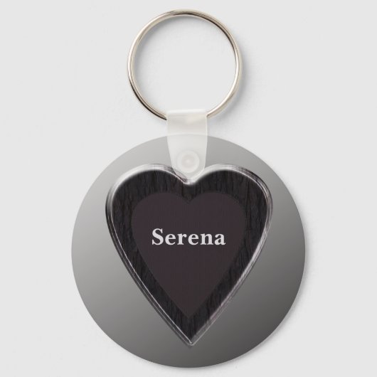 Porte-clés Serena Heart Keychain par 369 Mon nom (Recto)