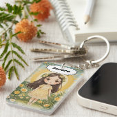 Porte-clés Sérénade Sunny Personnalisée (Devant droit)