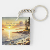 Porte-clés Serene Lake & Quote (Dos)