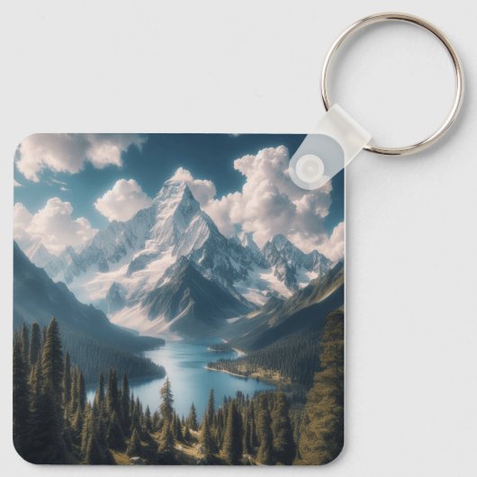 Porte-clés Sérénité alpine (Dos)
