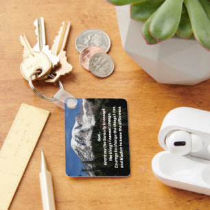 Porte-clés Sérénité Prière Mont Rainier Paysage