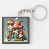 Porte-clés "Serenity Garden Escape" (Dos)