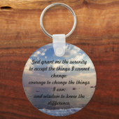 Porte-clés Serenity Prayer (Recto)