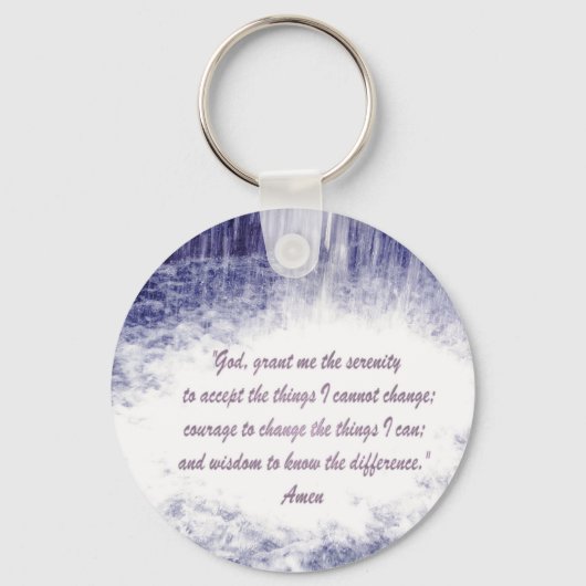 Porte-clés Serenity Prayer keychain (Recto)