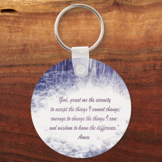 Porte-clés Serenity Prayer keychain (Recto)