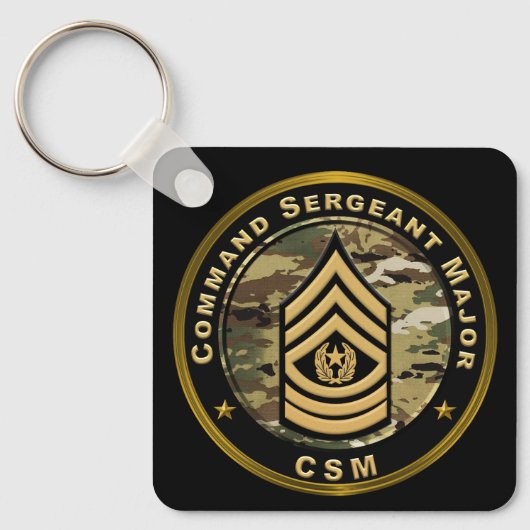 Porte-clés Sergent-major de commandement CSM (Recto)