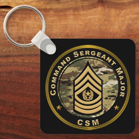 Porte-clés Sergent-major de commandement CSM (Recto)