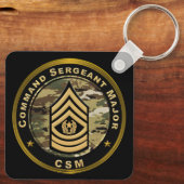 Porte-clés Sergent-major de commandement CSM (Verso)