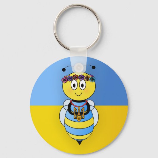 Porte-clés Série d'abeilles ukrainiennes (Recto)