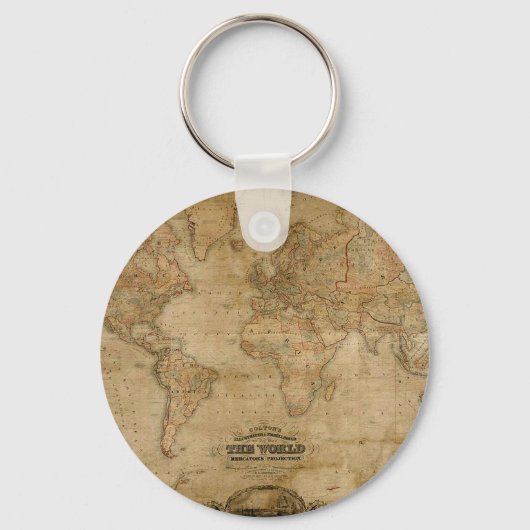 Porte-clés Série de cartes antiques (Recto)