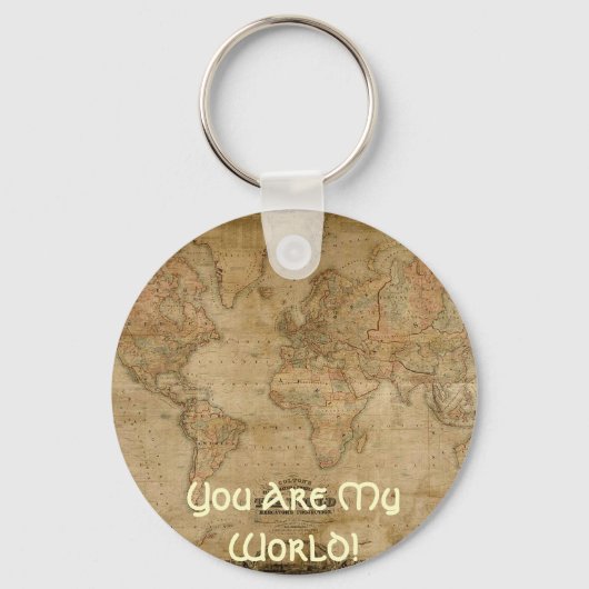 Porte-clés Série de cartes antiques (Recto)