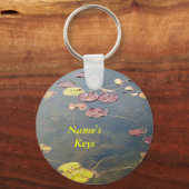 Porte-clés Série Lilypads d'automne (Recto)