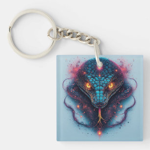 Porte-clés Serpent ardent à l'énergie dynamique