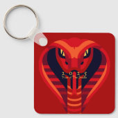 Porte-clés Serpent chinois moderne 2025 BSqK01 (Recto)