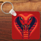 Porte-clés Serpent chinois moderne 2025 BSqK01 (Recto)