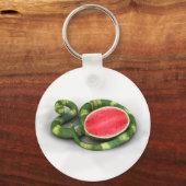Porte-clés Serpent de pastèque vert (Recto)