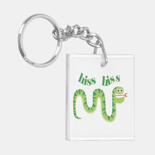 Porte-clés Serpent de sifflement de sifflement (Devant gauche)