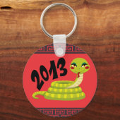 Porte-clés Serpent du Nouvel An (Recto)