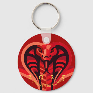 Porte-clés Serpent du Nouvel An chinois 2025 BRK02