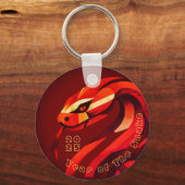 Porte-clés Serpent du Nouvel An chinois 2025 BRK03 (Recto)